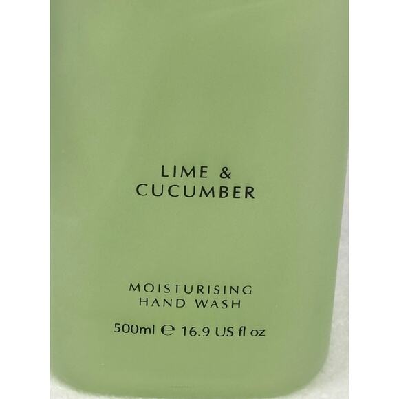 Pecksniff's England Moisturizing Hand Wash Lime & Cucumber 16.9 Fl Oz 95% Full - Picture 2 of 6